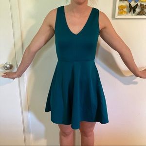 Teal Skater Dress